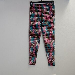 Vibrant Striped Women's Leggings